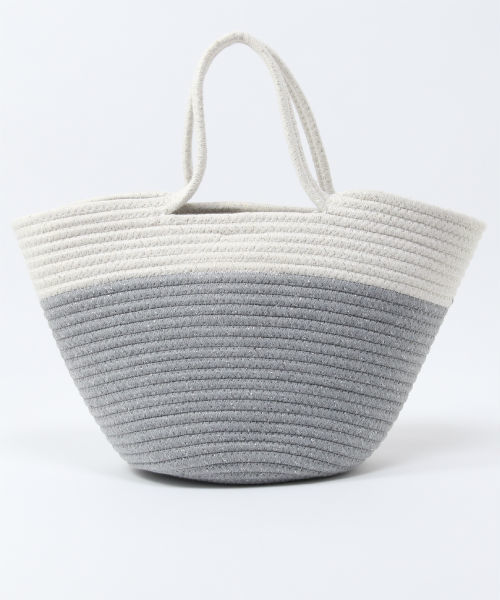 AZUL by moussy（アズールバイマウジー）の「ロープBIGトートバッグ（ショルダーバッグ・レディース・ベージュ系その他/ダークネイビー/グレー系その他・FREE）」の15枚目の写真