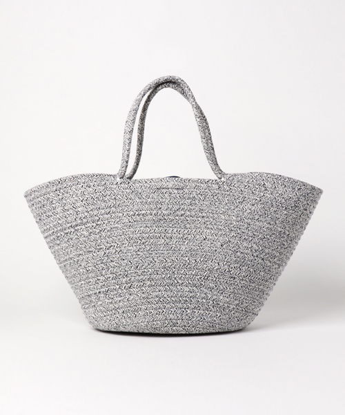 AZUL by moussy（アズールバイマウジー）の「ロープBIGトートバッグ（ショルダーバッグ・レディース・ベージュ系その他/ダークネイビー/グレー系その他・FREE）」の3枚目の写真