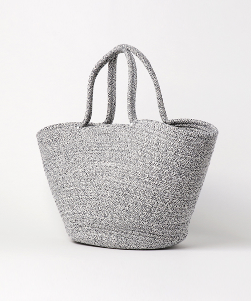 AZUL by moussy（アズールバイマウジー）の「ロープBIGトートバッグ（ショルダーバッグ・レディース・ベージュ系その他/ダークネイビー/グレー系その他・FREE）」の4枚目の写真