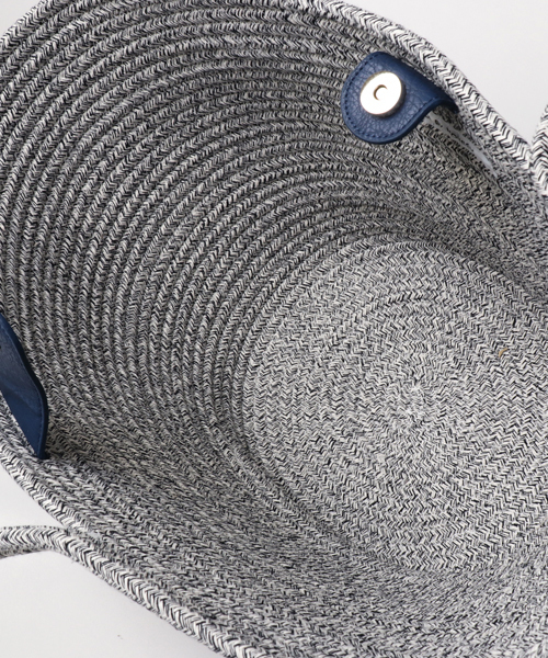 AZUL by moussy（アズールバイマウジー）の「ロープBIGトートバッグ（ショルダーバッグ・レディース・ベージュ系その他/ダークネイビー/グレー系その他・FREE）」の7枚目の写真