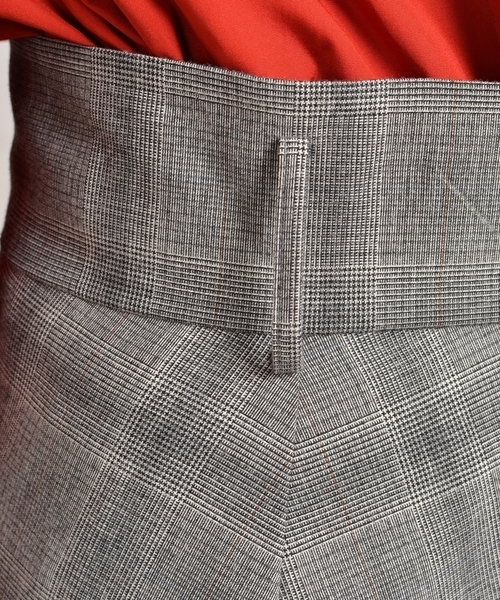 SHIPS（シップス）の「チェックスカート◇（スカート・レディース・ダークグレー/グリーン・36/38）」の8枚目の写真