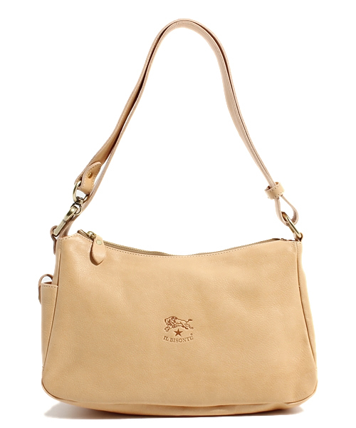 IL BISONTE(イルビゾンテ)の「IL BISONTE / ORIGINAL LEATHER / SHOULDER BAG(ショルダーバッグ・レディース・ブラック/ダークブラウン/グレー/ネイビー/ナチュラル/ライトブラウン・FREE)」の1枚目の写真