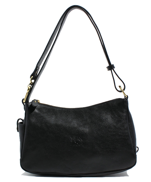 IL BISONTE(イルビゾンテ)の「IL BISONTE / ORIGINAL LEATHER / SHOULDER BAG(ショルダーバッグ・レディース・ブラック/ダークブラウン/グレー/ネイビー/ナチュラル/ライトブラウン・FREE)」の2枚目の写真