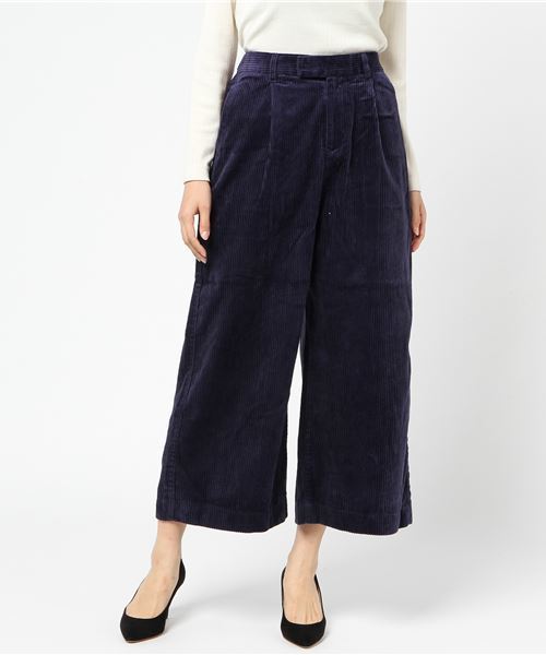 LBC(エルビーシー)の「太コールワイドストレートパンツ (その他パンツ・レディース・グレー/ネイビー・MEDIUM/LARGE)」の11枚目の写真