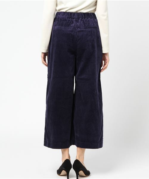 LBC(エルビーシー)の「太コールワイドストレートパンツ (その他パンツ・レディース・グレー/ネイビー・MEDIUM/LARGE)」の5枚目の写真