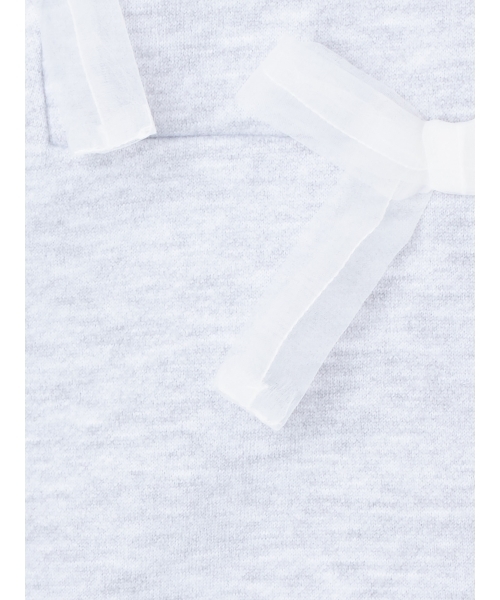 merry jenny（メリージェニー）の「リボンつなぎトレーナー（スウェット・レディース・オフホワイト/グレー/ラベンダー・FREE）」の5枚目の写真