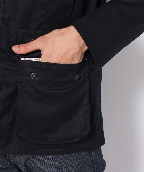 BEAUTY&YOUTH UNITED ARROWS（ビューティーアンドユースユナイテッドアローズ）の「BY サテン ハンティング ジャケット（その他アウター・メンズ・マスタード/ネイビー/オリーブ・MEDIUM/LARGE/SMALL/X-LARGE）」の8枚目の写真