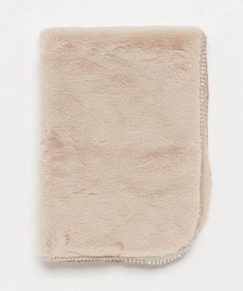 collex(コレックス)の「KWS・COLLEX ECOFUR BLANKET(ブランケット)」|ベージュ