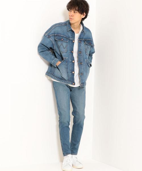 green label relaxing（グリーンレーベルリラクシング）の「[ホワイトマウンテニアリング] ST★ WM×WRANGLER デニムパンツ（デニムパンツ・メンズ・ネイビー・1/2）」の7枚目の写真