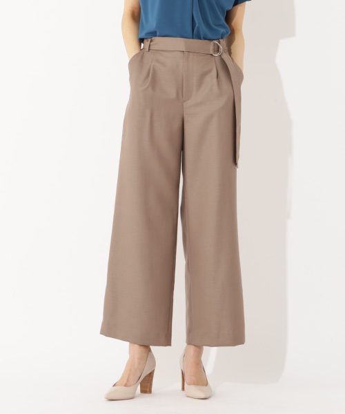 22 OCTOBRE(ヴァンドゥ-オクトーブル)の「デニムライクワイドパンツ(その他パンツ・レディース・ネイビー/カーキ・40/38/36)」の2枚目の写真