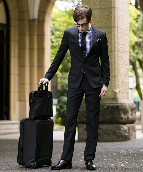 Buffalo Bobs(バッファローボブズ)の「NEW YORKER-PROFESSOR(ニューヨーカー プロフェッサー)シャドーストライプ 2B スーツ(セットアップ・メンズ・ブラック/ブルー・1/S/2/M)」の15枚目の写真