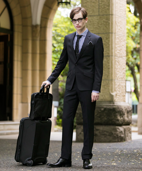 Buffalo Bobs(バッファローボブズ)の「NEW YORKER-PROFESSOR(ニューヨーカー プロフェッサー)シャドーストライプ 2B スーツ(セットアップ・メンズ・ブラック/ブルー・1/S/2/M)」の16枚目の写真