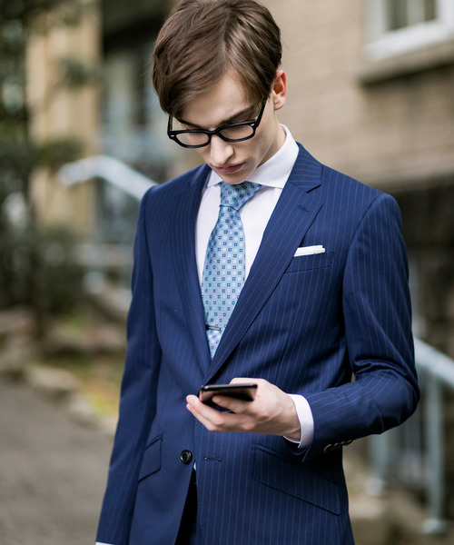 Buffalo Bobs(バッファローボブズ)の「NEW YORKER-PROFESSOR(ニューヨーカー プロフェッサー)シャドーストライプ 2B スーツ(セットアップ・メンズ・ブラック/ブルー・1/S/2/M)」の21枚目の写真