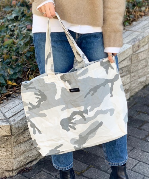 United Athle（ユナイテッドアスレ）の「【 UNITED ATHLE / ユナイテッドアスレ 】 antique andico ヘビー キャンバス トートバッグ（Lサイズ）_（トートバッグ・レディース・ブラック/ネイビー/グレー/グリーン系カモフラージュ/キナリ/ホワイト系その他2・FREE）」の12枚目の写真
