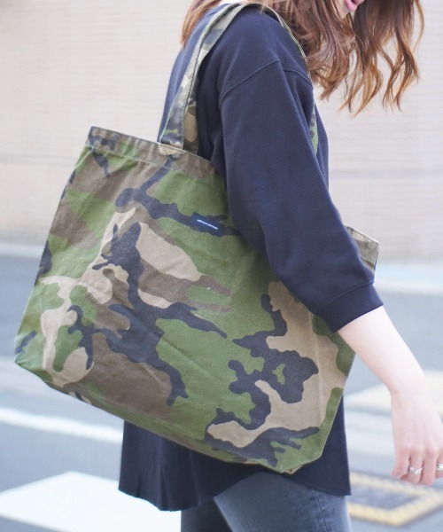 United Athle（ユナイテッドアスレ）の「【 UNITED ATHLE / ユナイテッドアスレ 】 antique andico ヘビー キャンバス トートバッグ（Lサイズ）_（トートバッグ・レディース・ブラック/ネイビー/グレー/グリーン系カモフラージュ/キナリ/ホワイト系その他2・FREE）」の14枚目の写真