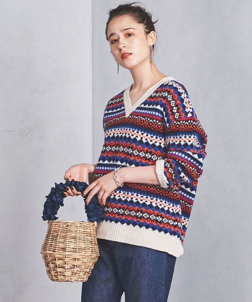 UNITED ARROWS（ユナイテッドアローズ）の「UWSC フェアアイル Vネック