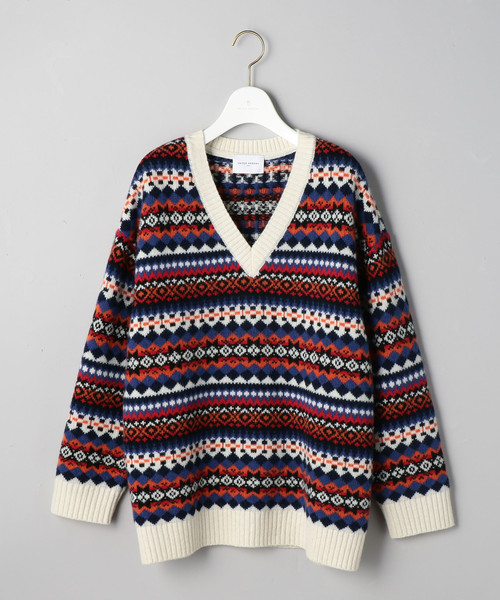 UNITED ARROWS ユナイテッドアローズ フェアアイルニット UNITED ARROWS（ユナイテッドアローズ）の「UWSC フェアアイル Vネック