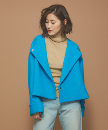 Abahouse Devinette | ダブルカフスメルトンコート(その他アウター)