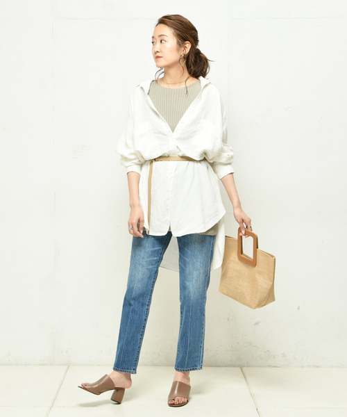 DouDou（ドゥドゥ）の「NEW本革ベルト1（ベルト・レディース・キャメル/ホワイト/ブラック/ベージュ/ブラウン/グレー・FREE）」の10枚目の写真