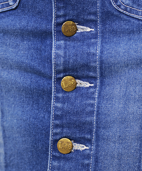 Another Edition(アナザーエディション)の「AE×Lee COVERALL SK # ◆(スカート・レディース・コバルトブルー/オフホワイト・SMALL/MEDIUM)」の9枚目の写真