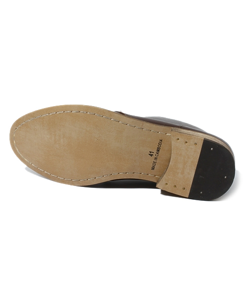 NANO universe（ナノユニバース）の「PETER&CO. / レザーチャッカブーツ（ブーツ・メンズ・ブラック/キャメル/ダークブラウン・40/41/42）」の5枚目の写真