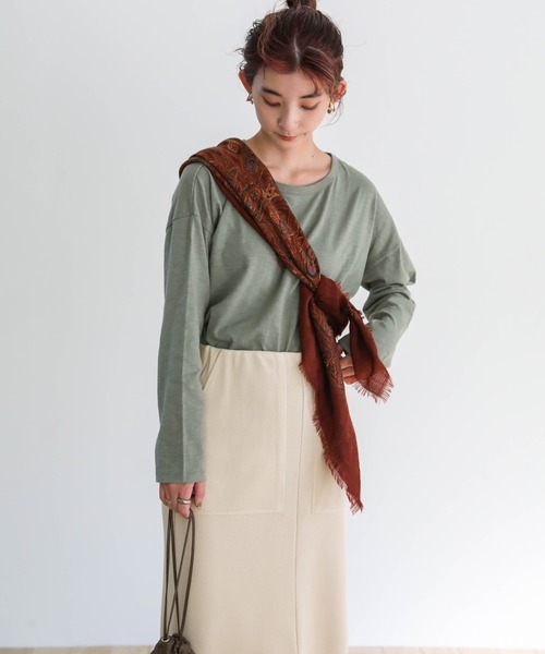 select MOCA（セレクトモカ）の「ベイカースカート（スカート・レディース・ブラック/ベージュ/ブラウン・FREE）」の18枚目の写真