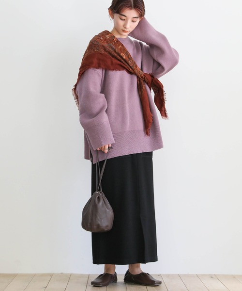 select MOCA（セレクトモカ）の「ベイカースカート（スカート・レディース・ブラック/ベージュ/ブラウン・FREE）」の15枚目の写真