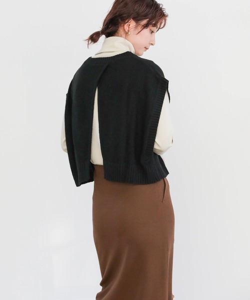 select MOCA（セレクトモカ）の「ベイカースカート（スカート・レディース・ブラック/ベージュ/ブラウン・FREE）」の17枚目の写真