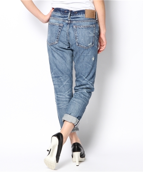 goa（ゴア）の「デニムボーイズパンツ（デニムパンツ・レディース・ブルー・1/2）」の3枚目の写真