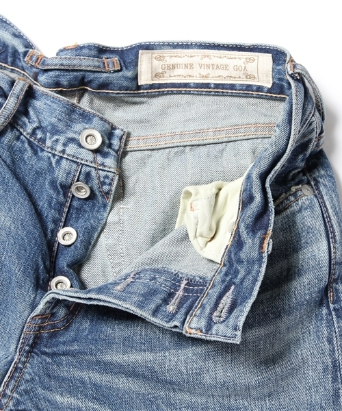 goa（ゴア）の「デニムボーイズパンツ（デニムパンツ・レディース・ブルー・1/2）」の8枚目の写真