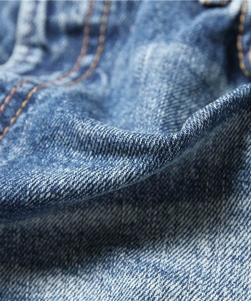 goa（ゴア）の「デニムボーイズパンツ（デニムパンツ・レディース・ブルー・1/2）」の11枚目の写真