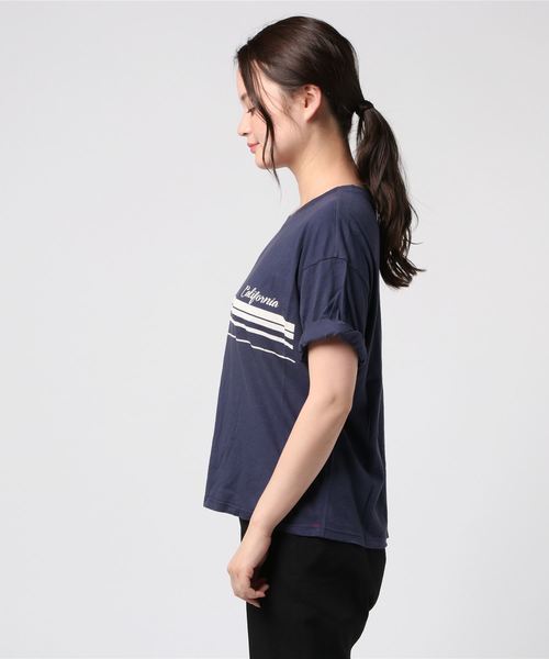 styles（スタイルス）の「xirena X83660（Tシャツ/カットソー・レディース・ホワイト/ネイビー・X-SMALL）」の3枚目の写真