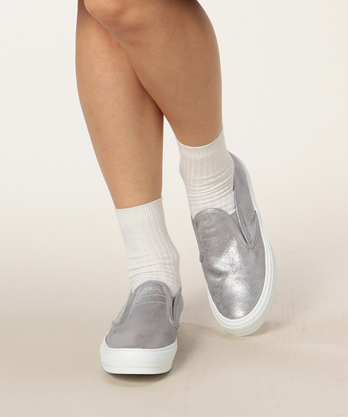 ROSE BUD（ローズバッド）の「(EXTRA XⅢ)ジプシー スリッポン スニーカー（スリッポン・レディース・ホワイト/ブラック/シルバー/シルバー系その他/ホワイト系その他/ブルー/ピンク/その他・36/37/38/39）」の7枚目の写真