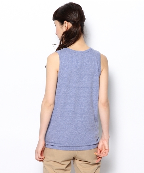 BEAMS BOY（ビームスボーイ）の「○田渕周平 × BEAMS BOY / タンクトップ 14SS（Tシャツ/カットソー・レディース・ナチュラル/レッド/ブルー・ONE SIZE）」の5枚目の写真