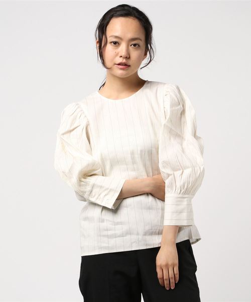 CIEL'AIR(シエルエアー)の「【CIEL'AIR/シェルエアー】VINTAGEボリュームスリーブブラウス(シャツ/ブラウス・レディース・ホワイト系その他/ベージュ系その他・FREE)」の20枚目の写真