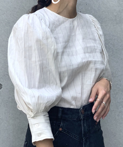 CIEL'AIR(シエルエアー)の「【CIEL'AIR/シェルエアー】VINTAGEボリュームスリーブブラウス(シャツ/ブラウス・レディース・ホワイト系その他/ベージュ系その他・FREE)」の14枚目の写真