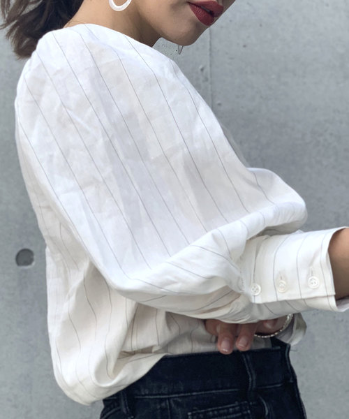 CIEL'AIR(シエルエアー)の「【CIEL'AIR/シェルエアー】VINTAGEボリュームスリーブブラウス(シャツ/ブラウス・レディース・ホワイト系その他/ベージュ系その他・FREE)」の16枚目の写真