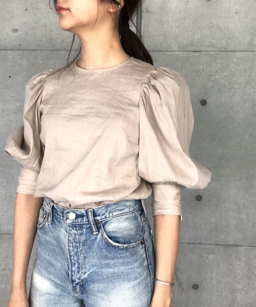 CIEL'AIR(シエルエアー)の「【CIEL'AIR/シェルエアー】VINTAGEボリュームスリーブブラウス(シャツ/ブラウス・レディース・ホワイト系その他/ベージュ系その他・FREE)」の19枚目の写真