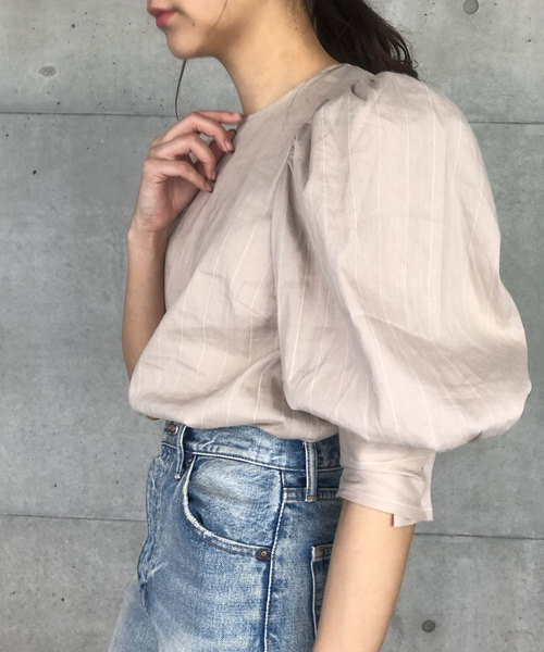 CIEL'AIR(シエルエアー)の「【CIEL'AIR/シェルエアー】VINTAGEボリュームスリーブブラウス(シャツ/ブラウス・レディース・ホワイト系その他/ベージュ系その他・FREE)」の13枚目の写真