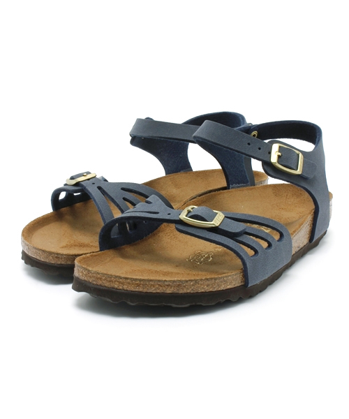 SHIPS for women（シップスフォーウィメン）の「BIRKENSTOCK: バリ（サンダル・レディース・グリーン/ネイビー・37/36）」の2枚目の写真