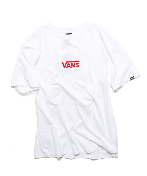 VANS(バンズ)の「VANS/ヴァンズ Small Flying-V Flocky S/S T-Shirt(Tシャツ/カットソー・メンズ・ホワイト/ブラック・M/L/XL)」の11枚目の写真