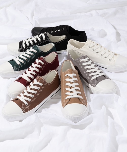 WEGO（ウィゴー）の「WEGO/キャンバスローカットスニーカー（スニーカー・メンズ・ホワイト/ブラック/ダークグリーン/ブラウン/グレー/ブラック系その他/ワイン/ダークベージュ・SMALL/MEDIUM/LARGE）」の21枚目の写真