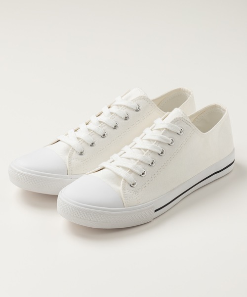 WEGO（ウィゴー）の「WEGO/キャンバスローカットスニーカー（スニーカー・メンズ・ホワイト/ブラック/ダークグリーン/ブラウン/グレー/ブラック系その他/ワイン/ダークベージュ・SMALL/MEDIUM/LARGE）」の22枚目の写真