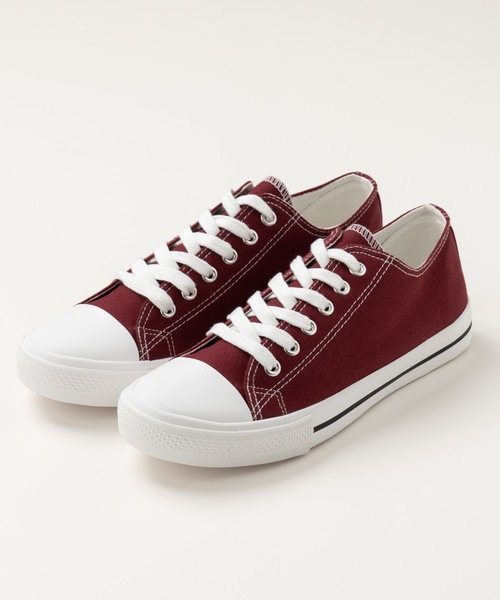 WEGO（ウィゴー）の「WEGO/キャンバスローカットスニーカー（スニーカー・メンズ・ホワイト/ブラック/ダークグリーン/ブラウン/グレー/ブラック系その他/ワイン/ダークベージュ・SMALL/MEDIUM/LARGE）」の16枚目の写真