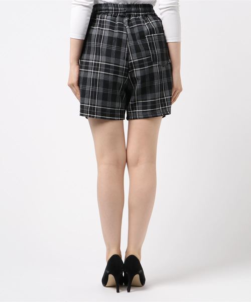 DING（ディング）の「DING/チェック柄ハーフパンツ（その他パンツ・メンズ・ブラック/レッド/グリーン/ブルー・FREE）」の5枚目の写真