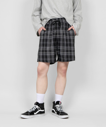 DING | DING/チェック柄ハーフパンツ(その他パンツ)