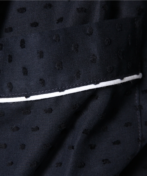 Ray BEAMS(レイビームス)の「SLEEPY JONES / パジャマ シャツ "dot"(シャツ/ブラウス・レディース・ネイビー・ONE SIZE)」の10枚目の写真