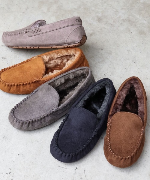 LibertyDoll（リバティードール）の「Liberty Doll / フラットモカシンレースボアスリッポン(3201)（モカシン/デッキシューズ・レディース・ライトグレー/ブラック/ダークブラウン/カモフラージュ/キャメル/ネイビー/ダークグレー/ベージュ・L/M/LL/S）」の12枚目の写真