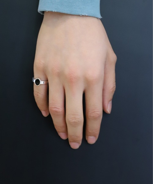 NONENON(ノンノン)の「『NONENON』EPOXY 3 RING / ノンノン エポキシ リング3(リング・メンズ・シルバー・SMALL/MEDIUM/LARGE)」の8枚目の写真