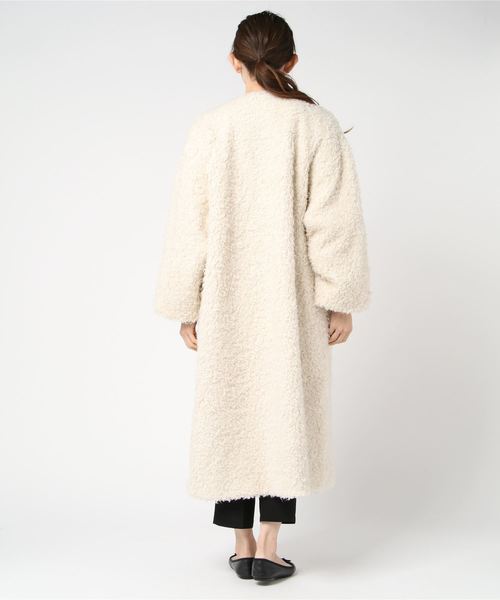 CLANE（クラネ）の「CURL LICO FUR COAT（ムートンコート）」 - WEAR